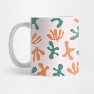 Abstract Retro Botanical Pattern Mug